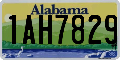 AL license plate 1AH7829