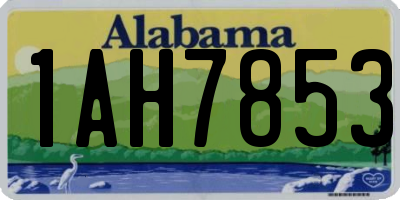 AL license plate 1AH7853