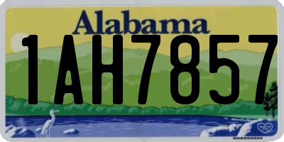 AL license plate 1AH7857