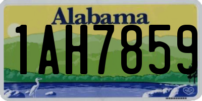 AL license plate 1AH7859
