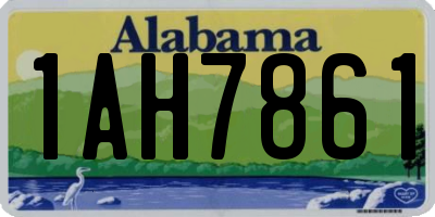 AL license plate 1AH7861