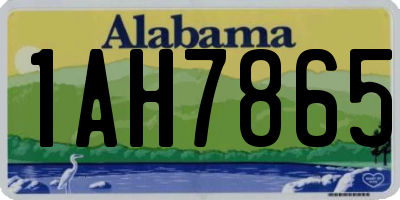 AL license plate 1AH7865