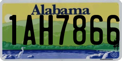 AL license plate 1AH7866