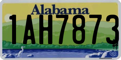 AL license plate 1AH7873