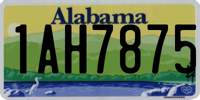 AL license plate 1AH7875