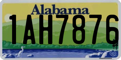 AL license plate 1AH7876