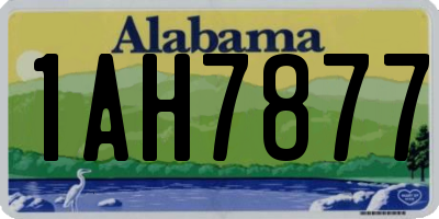 AL license plate 1AH7877