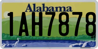 AL license plate 1AH7878