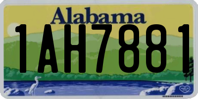 AL license plate 1AH7881