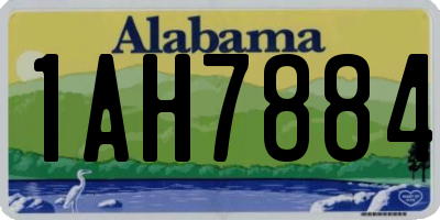 AL license plate 1AH7884