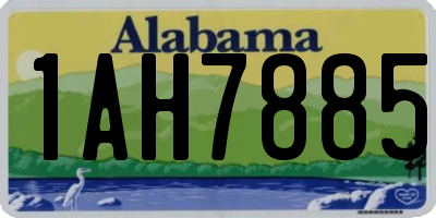 AL license plate 1AH7885