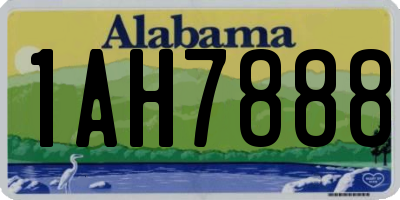 AL license plate 1AH7888