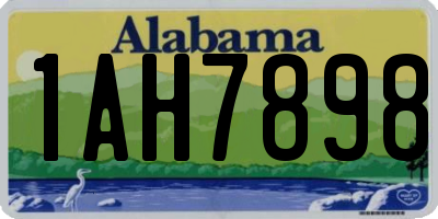 AL license plate 1AH7898