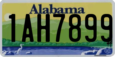 AL license plate 1AH7899