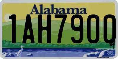 AL license plate 1AH7900