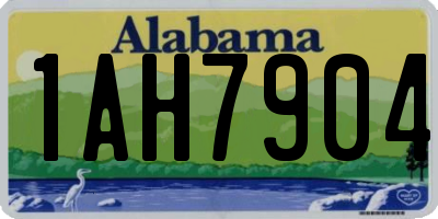 AL license plate 1AH7904