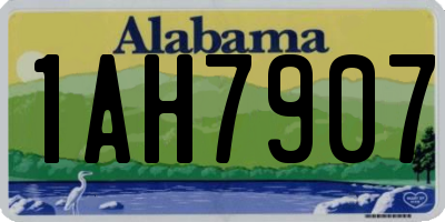 AL license plate 1AH7907