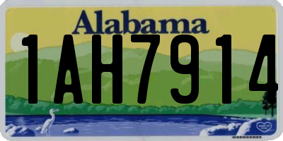 AL license plate 1AH7914