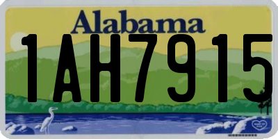 AL license plate 1AH7915