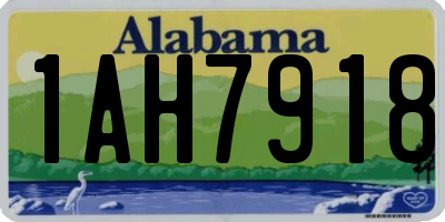 AL license plate 1AH7918