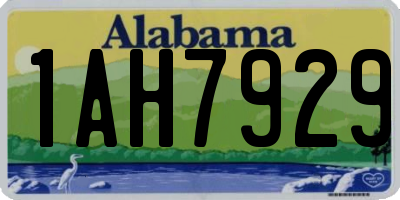 AL license plate 1AH7929