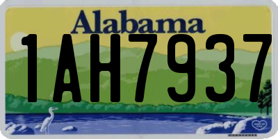 AL license plate 1AH7937