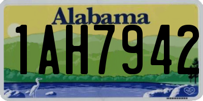 AL license plate 1AH7942