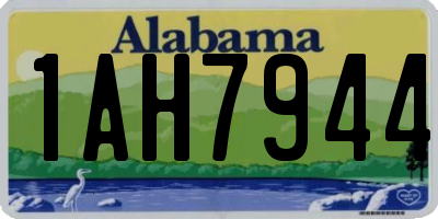 AL license plate 1AH7944