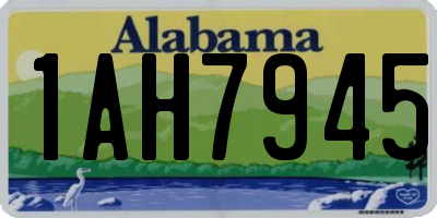 AL license plate 1AH7945