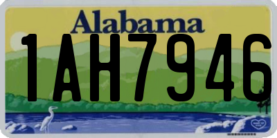 AL license plate 1AH7946