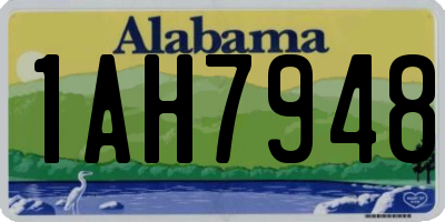 AL license plate 1AH7948