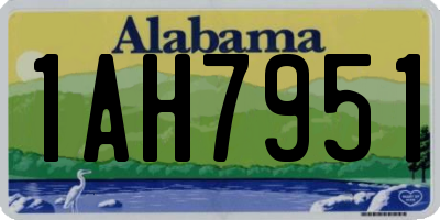 AL license plate 1AH7951