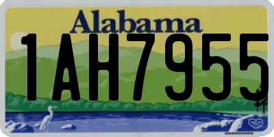 AL license plate 1AH7955