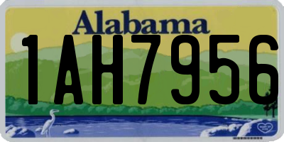 AL license plate 1AH7956