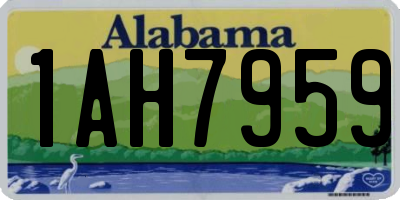 AL license plate 1AH7959