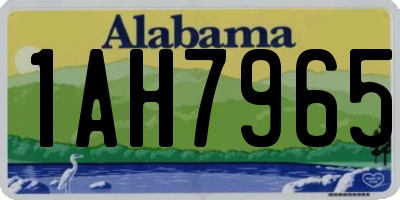 AL license plate 1AH7965