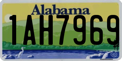AL license plate 1AH7969