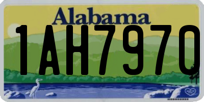 AL license plate 1AH7970