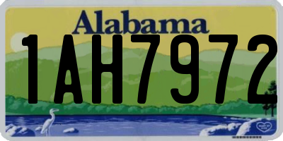 AL license plate 1AH7972