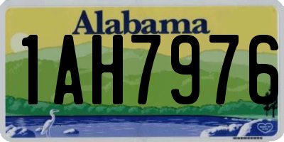 AL license plate 1AH7976