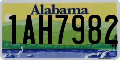 AL license plate 1AH7982