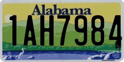 AL license plate 1AH7984