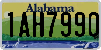 AL license plate 1AH7990