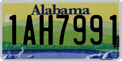 AL license plate 1AH7991