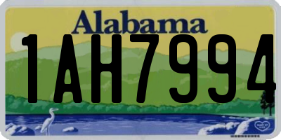 AL license plate 1AH7994