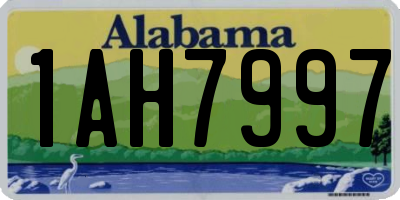 AL license plate 1AH7997