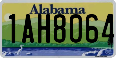 AL license plate 1AH8064