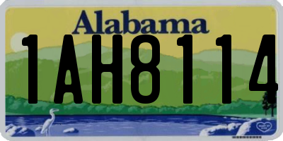 AL license plate 1AH8114