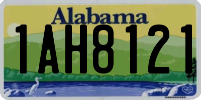 AL license plate 1AH8121