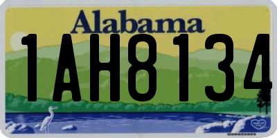 AL license plate 1AH8134